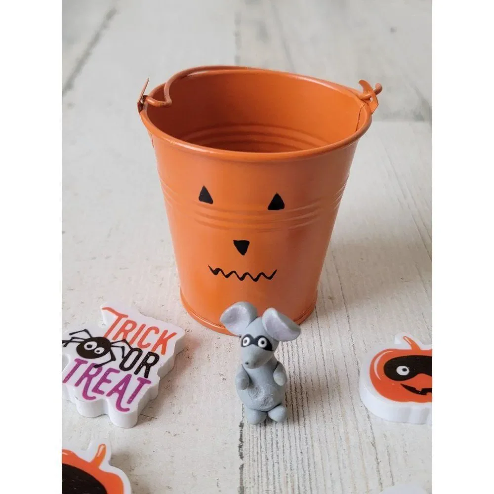 Halloween Frankenstein eraser pumpkin mouse set‎ toy figure
